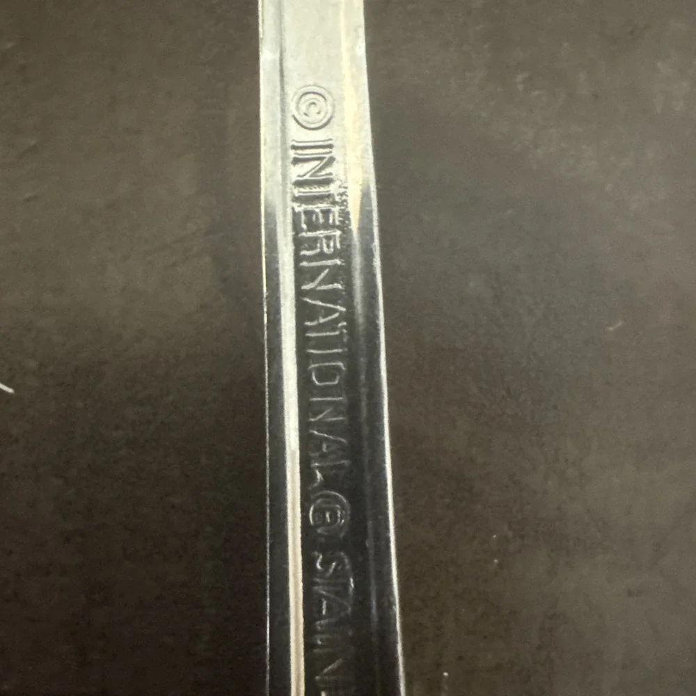 International Symmetry Stainless 6 Teaspoons Replacement Silverware Flatware